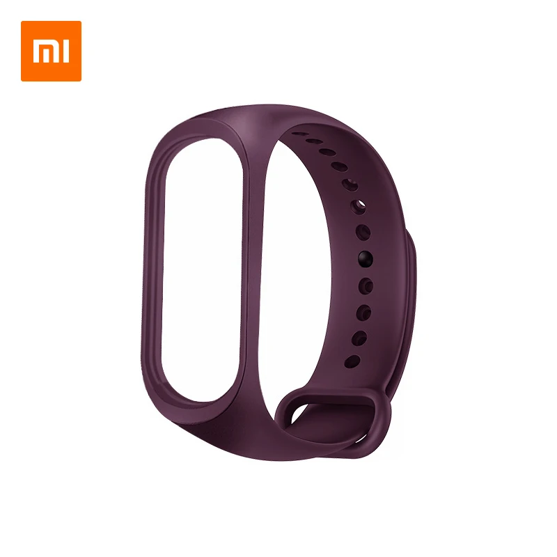 Wine-Red Xiaomi Mi группа 3 ремешок TPE материал розовый Ограниченная серия цвет браслет для Xiaomi Mi группа 3 умный Браслет - Цвет: Wine-Red