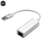 10100 Мбитс USB 2,0 RJ45 Lan Ethernet адаптер Бесплатный драйвер hd сетевые карты из алюминиевого сплава для Windows PCMac OS
