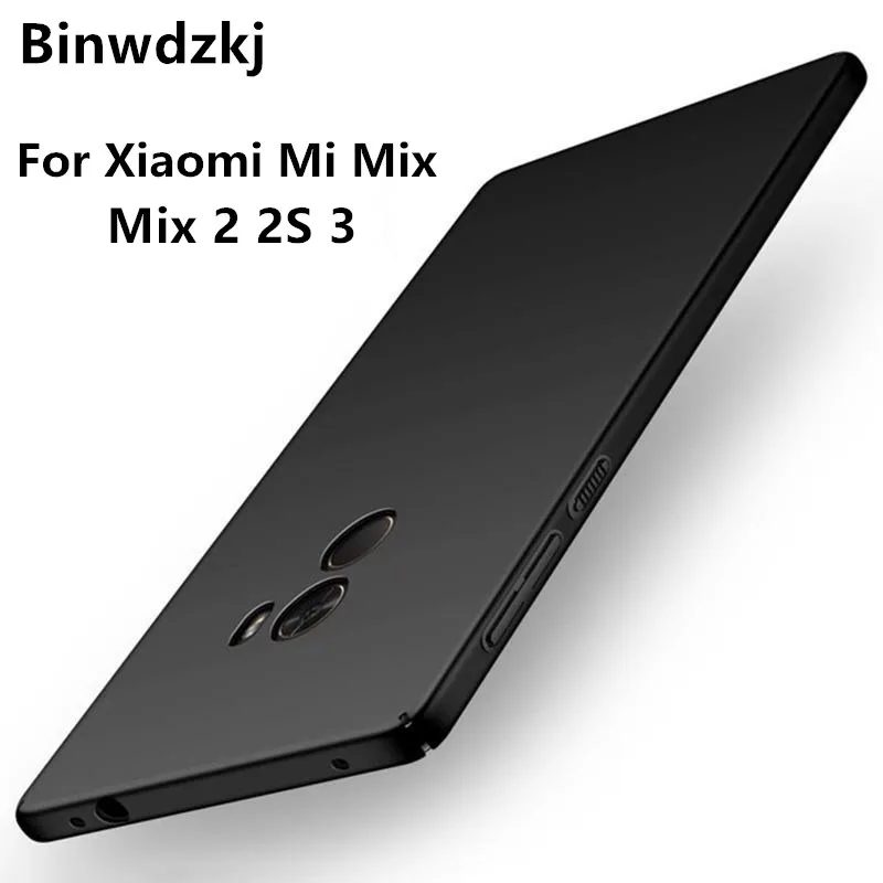 Чехол для Xiaomi Mi Mix 2 3 Роскошные ультратонкие матовые Жесткие защитные задние