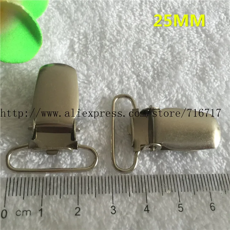 20 шт./лот 1 дюйм 2 5 см зажимы на подтяжках для пустышки круглые пластиковые вставки