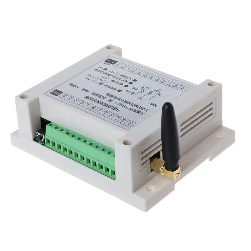 1Set 433Mhz DC 12V 8CH RF Wireless Remote Control Switch Controller System Relay Receiver with 8 Button Transmitter | Электроника