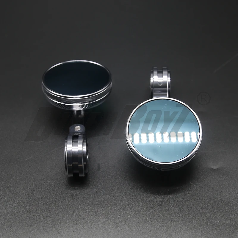 Универсальное зеркало заднего вида для мотоцикла 7/8 22 мм 1 пара с ЧПУ боковые