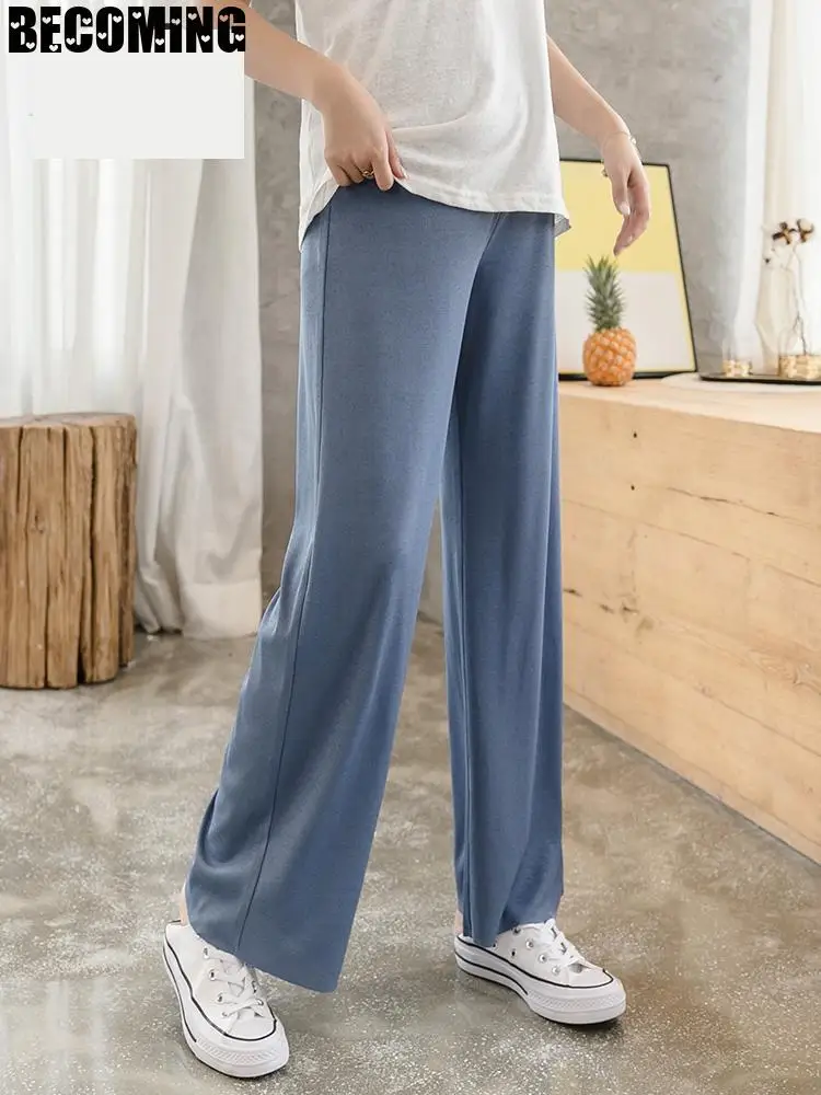 Материнство летние брюки одежда женские для беременных мягкие хлопчатобумажная