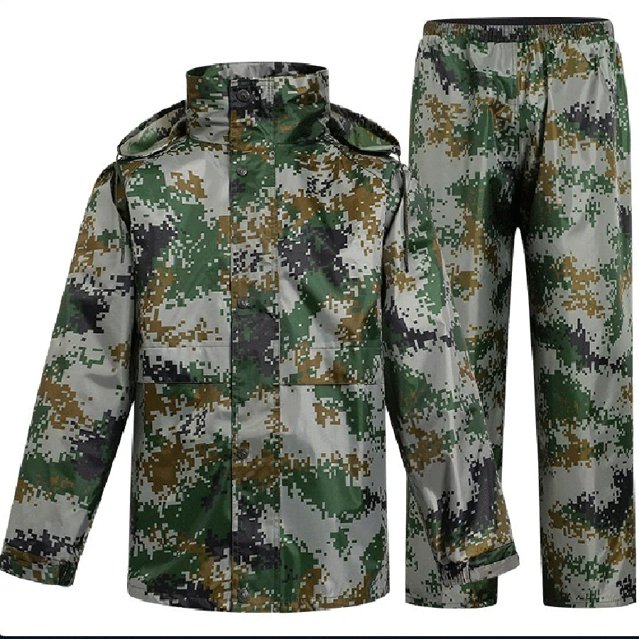 Мужской длинный стильный водонепроницаемый дождевик пончо для взрослых