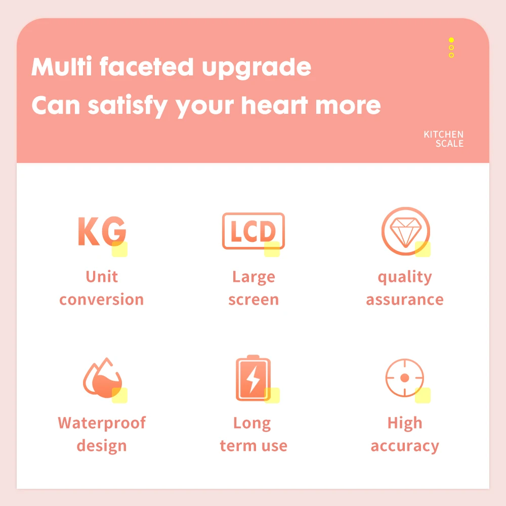 Цифровые кухонные весы из нержавеющей стали портативные 10 кг x 1 г для взвешивания