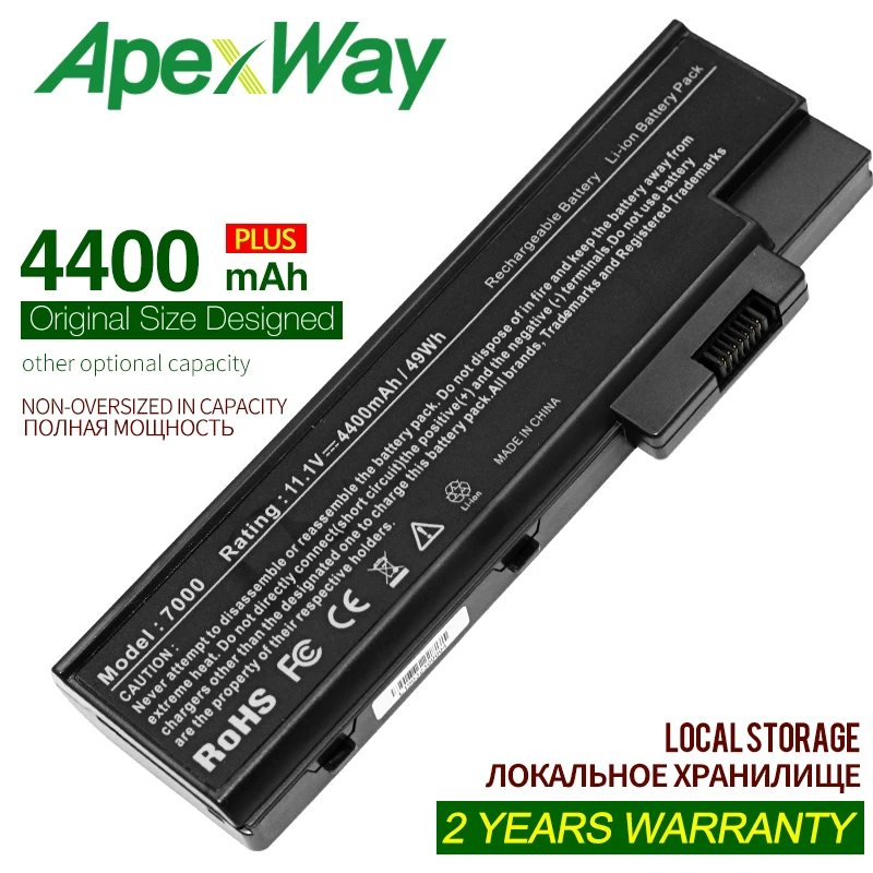 

ApexWay 4400 мАч Аккумулятор для for dell 310-6321 312-0340 312-0348 D5318 F5635 G5260 for inspiron 6000 9200 9300 9400 E1705