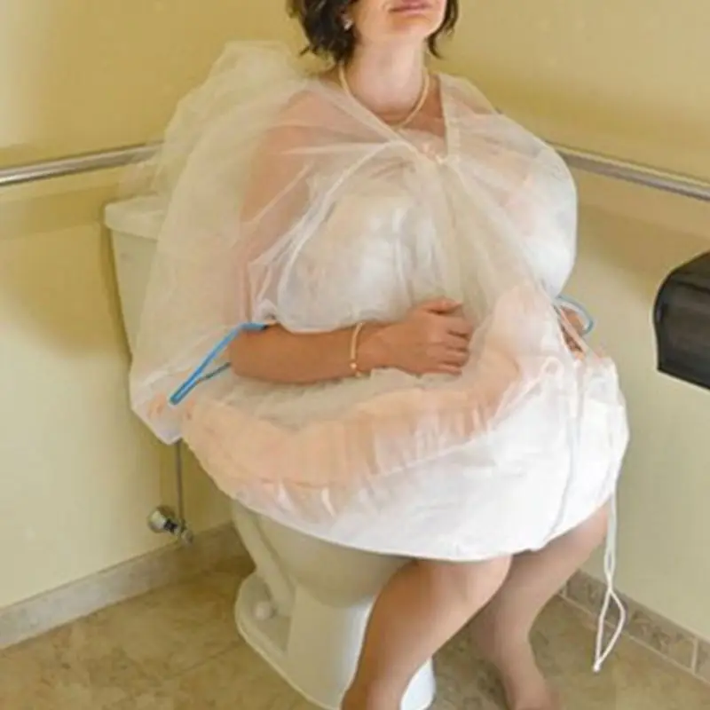 

Women Petticoat Dress Save Bride From Toilet Bridal Gown Wedding Accessories