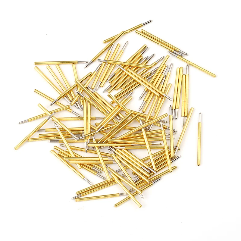 100PCS P160-B1 Straight Tip Spring Test Probe Needle Tube Outer Diameter 1.36mm Total Length 24.5mm PCB | Обустройство дома