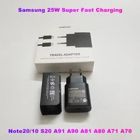 original samsung note20 charger 25w eu super fast charging power adapter for note10 plus s20 a91 a90 a81 a80 a71 a70 a60 a51 a50
