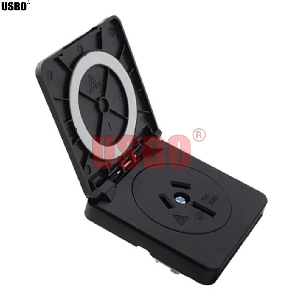 Черная водонепроницаемая розетка стандарта Австралии класс защиты IP44 15A 250 В|ac power