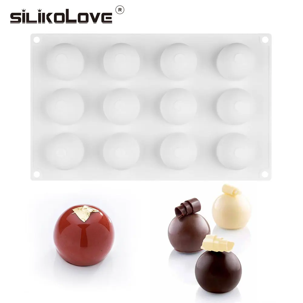 SILIKOLOVE круглая форма для торта силиконовая фотоформа 3D инструменты выпечки мусс