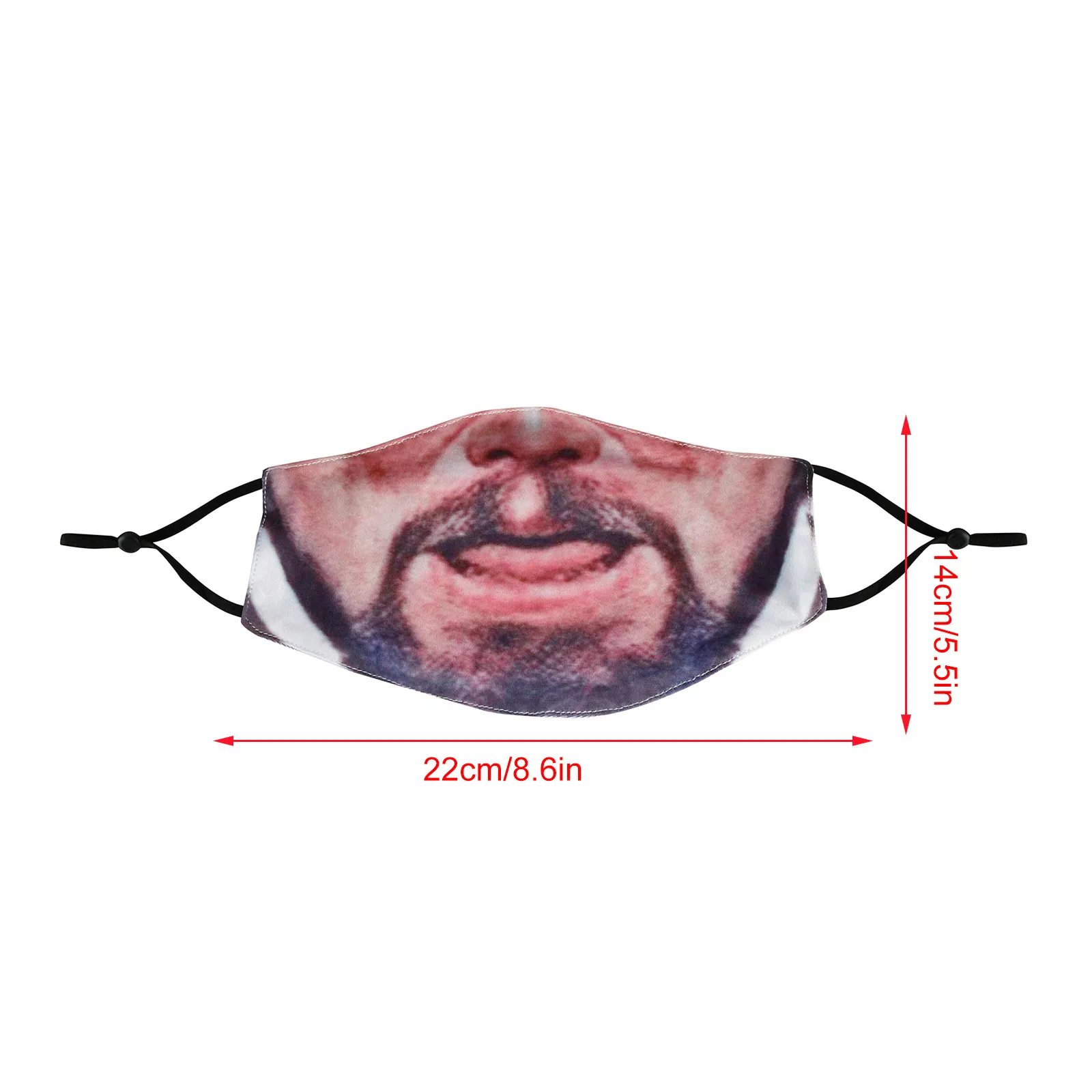 

Mscara Fast delivery Masque lavable Headband That Is Always Smiling Looks Very Funny A Mask With Filters Can Be Added Maske