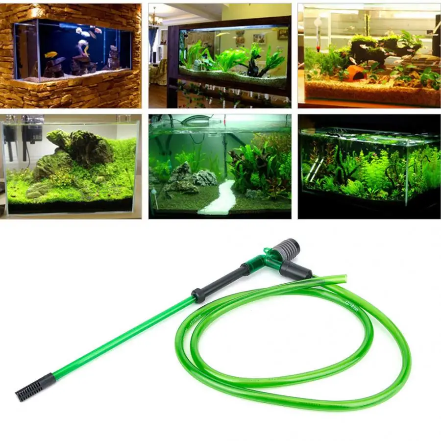 Аквариум чистой воды смены инструмента просты в эксплуатации сифон изменения