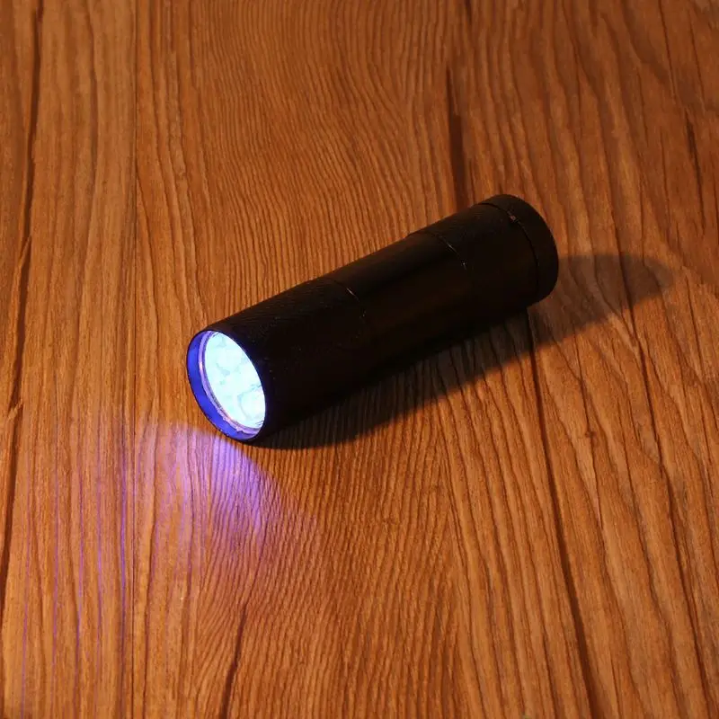 

Mini Detection 9 LED UV Ultra Violet Flashlight Blacklight Torch Light Lamp New