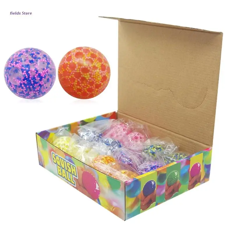 

XX9E TPR Squeeze Balls Toys 2 Color Available Stress Relief Kids Adult Figet Toys for Adults Kids Stress Relief