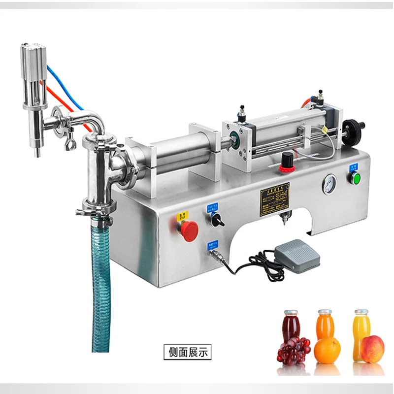 Машина для розлива жидкости Пневматический поршневой жидкий наполнитель машина