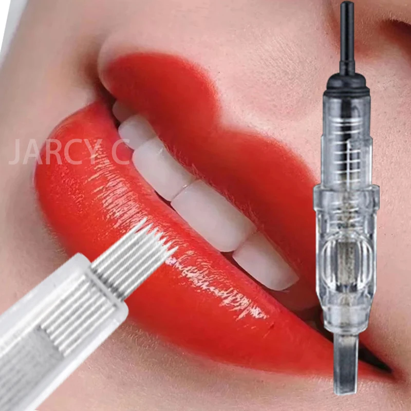 50 шт. можете смешивать картридж иглы татуировки мануального татуажа бровей микро