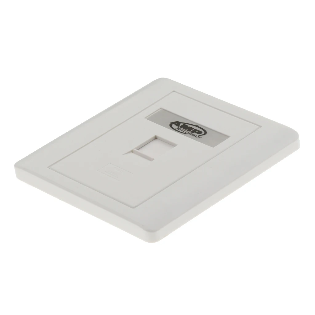 Quad Data настенная розетка 1 порт RJ45 сеть Ethernet/RJ11 пластина | Компьютеры и офис