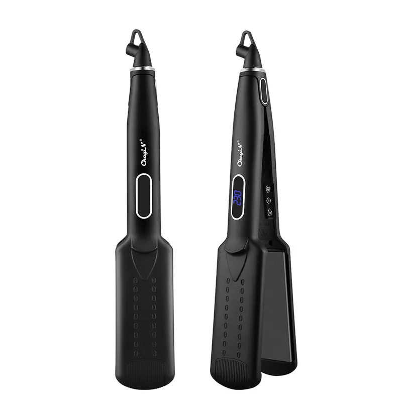 

CkeyiN LED Display Hair Straightener Ceramic Heating Plate Flate Straightening Irons Temperature Adjustable Styling Hairdress 50