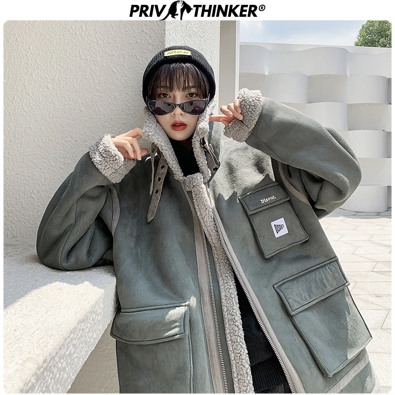 Privathinker женские зимние 5XL Кашемировые Куртки, парки, женские толстые теплые парки, пальто, женская уличная куртка, модная