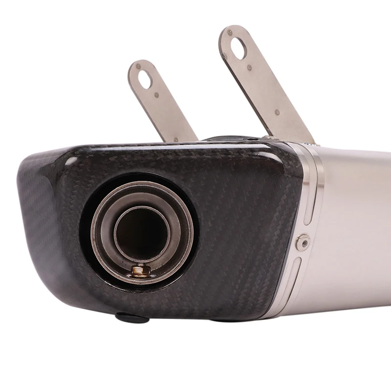 

Slip-on Muffler for CFMOTO NK650 Motorcycle Exhaust Pipe Blow Escape Removable DB Killer Reserve Original Catalyst Carbon Fiber