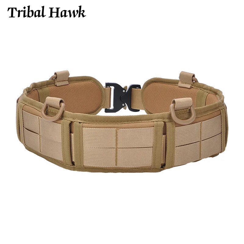 Ремень тактический Мягкий регулируемый для мужчин военный страйкбола мягкий
