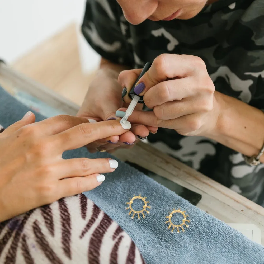 

5PCS Manicure Crown Storage Rack Nail Art Painting Pen Holder Manicure Art Tool