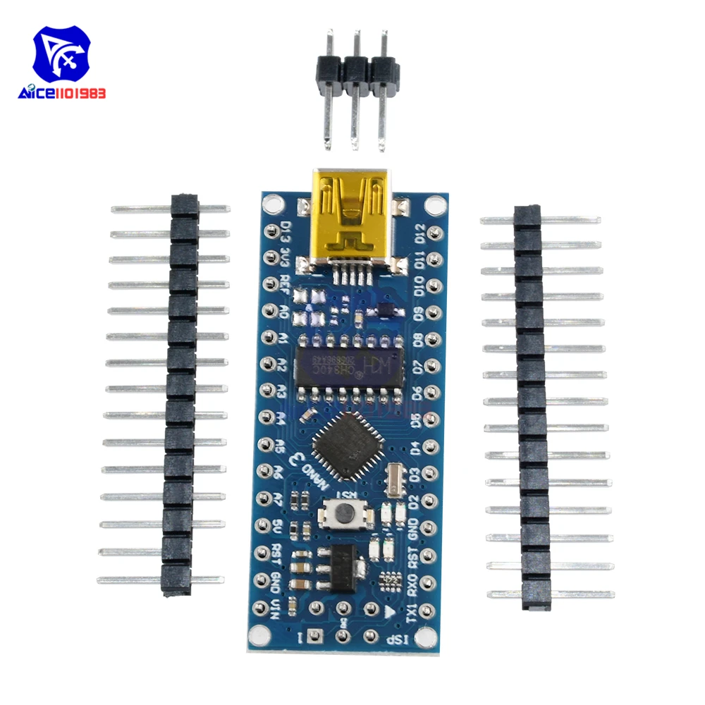 Diymore Nano V3.0 ATmega168 CH340 CH340G мини USB микроконтроллер модуль макетная плата для Arduino|nano