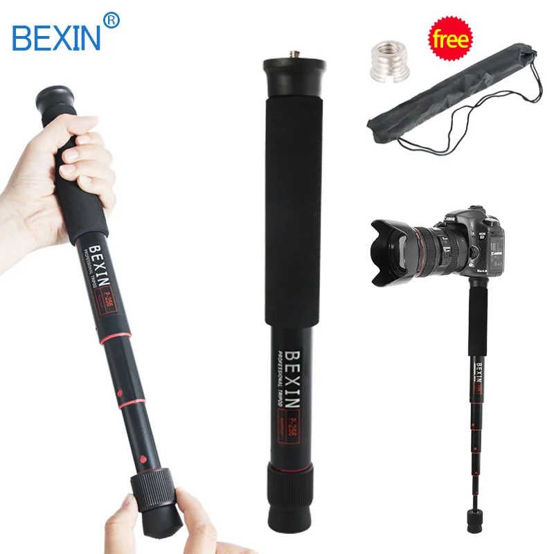 BEXIN выдвижной легкий портативный мини-монопод Регулируемая фотография unipod dslr видео камера монопод держатель кронштейн