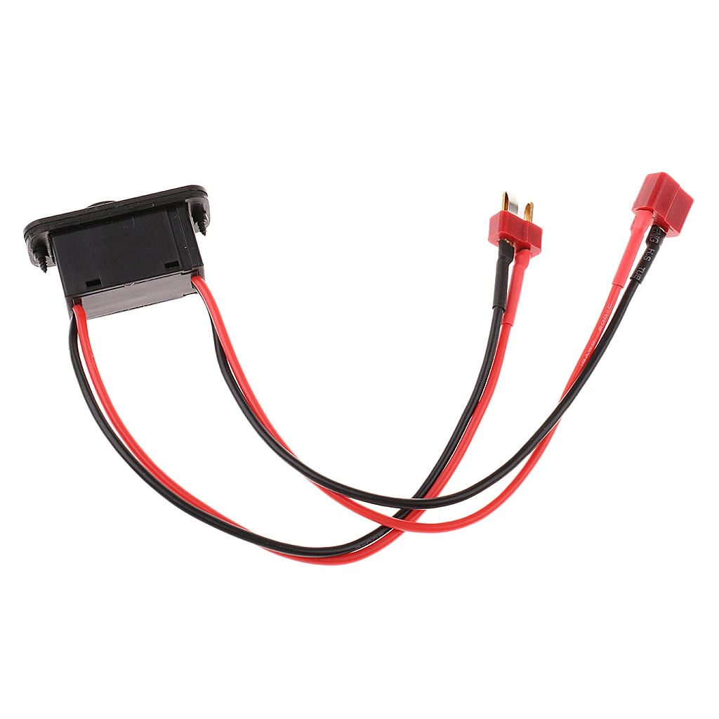 Штепсельная вилка T с удлинителем провода 18AWG 400 мм гнездовой разъем для RC LiPo