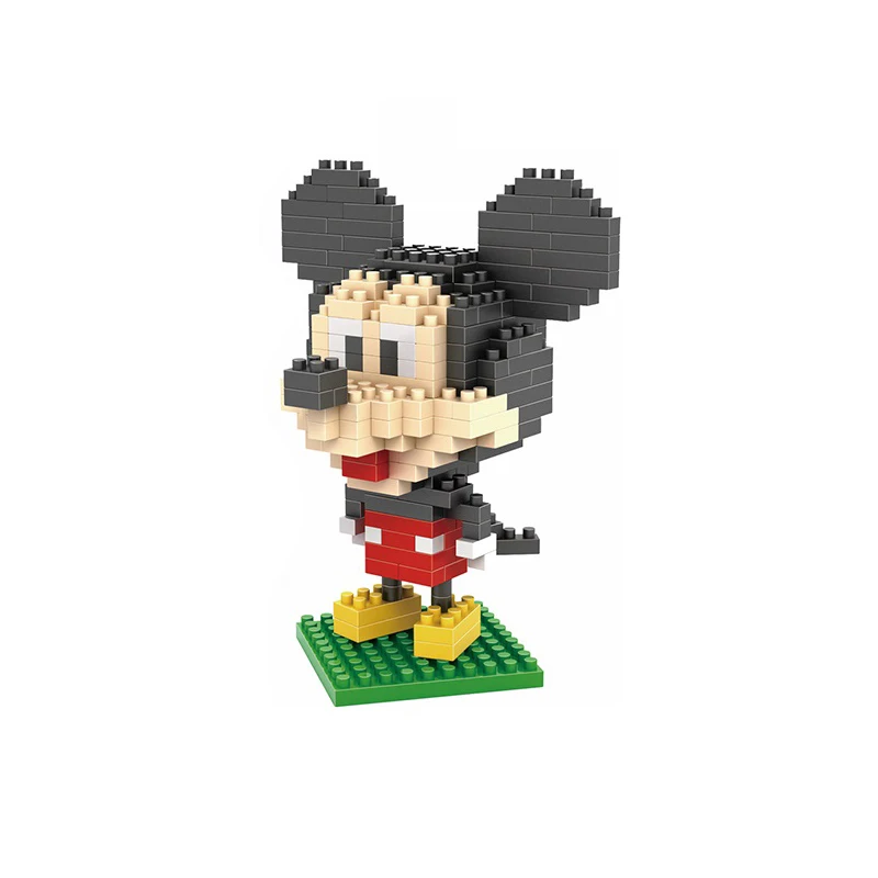 Микки Disney 260 шт. Дональд Дак Гуфи мультфильм мини микро алмазные частицы