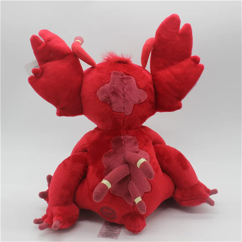 Verkaufen 1 Stück Lilo Und Stitch Spielzeug Experiment 628 Leroy Rot Alien Plüsch Spielzeug 30cm 12'' Nette Kuscheltiere Weiche Spielzeug Für Kinder Geschenke