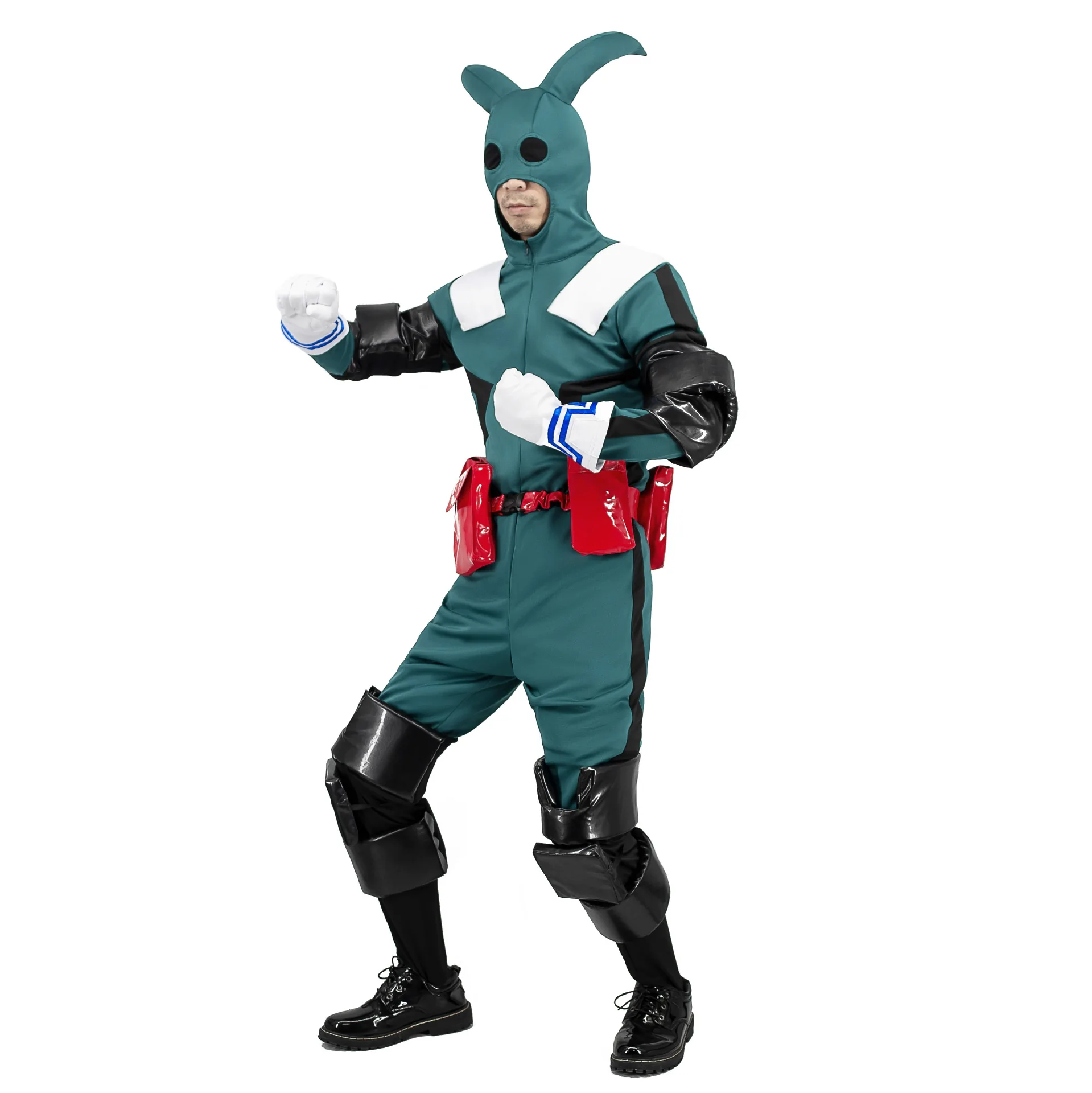 

Anime My Hero Academia Cosplay Midoriya Izuku Deku Battle Cosplay Costume Unisex Costume Set Halloween Wig Hair
