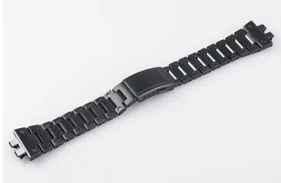 1 шт. абсолютно и ремешок для часов из нержавеющей стали для GMW-B5000 - Цвет: B5000GD-1black band