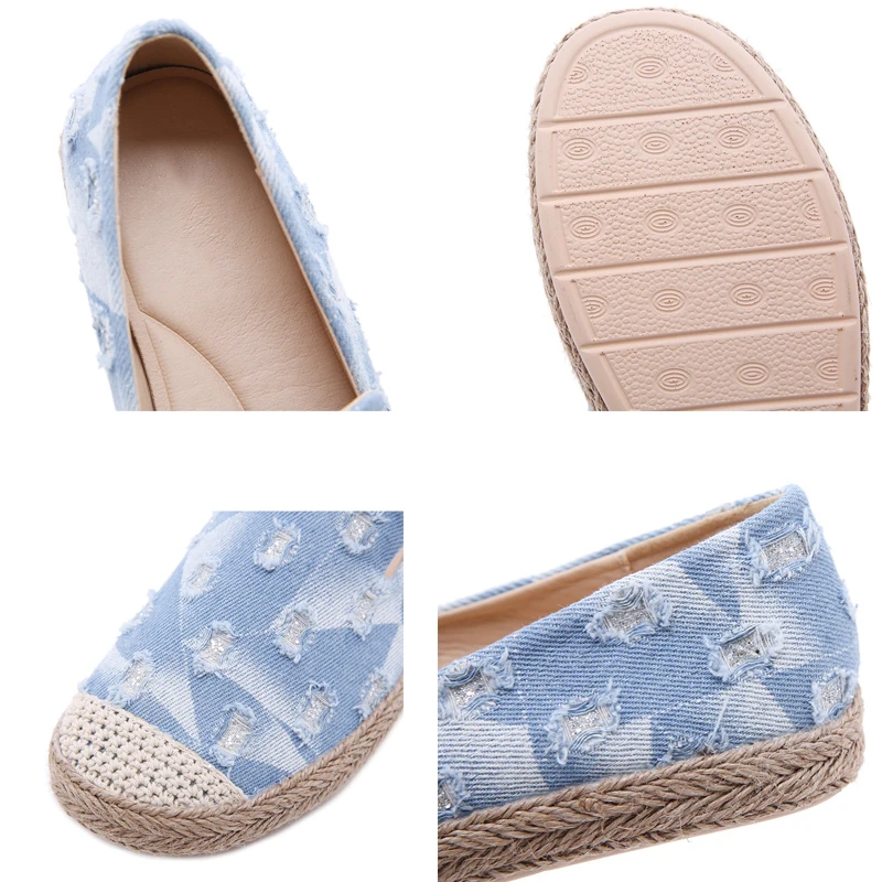 

Women Flats 2020 Spring Autumn Casual Ladies Multicolor Ballet Slip on Flats Loafers Canvas Outdoor Flats Woman Slides Shoes