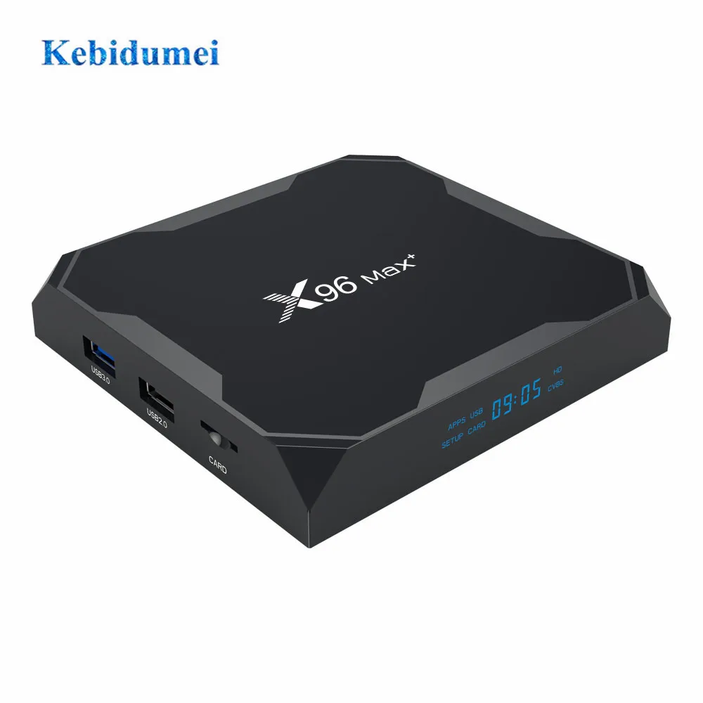 Kebidumei X96Max ТВ-приставка Android 9 0 S905x3 8K смарт-медиаплеер 4 Гб ОЗУ 32 64 ПЗУ 2G16G