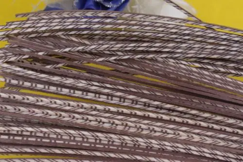 25 полосок внутренней обвязки гитары фигурная пурпурная деревянная инкрустация