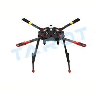tarot x4 carbon fiber quadcopter kit tl4x001 set with electric retractable landing skids and folding arm for fpv photography
