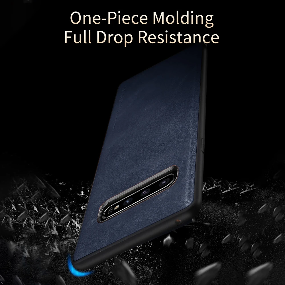 LLZ. COQUE, ультратонкий кожаный чехол премиум класса, защитный чехол для samsung Galaxy S10e S9 S10 Plus Note 9, чехлы, чехлы