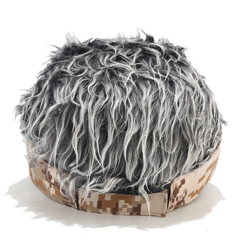 

Men's Women Wig Camouflage Baseball Cap Fashion Golf Cap Adjustable Toupee Funny Snapback Hats Hip Hop Hat for Men's Gift