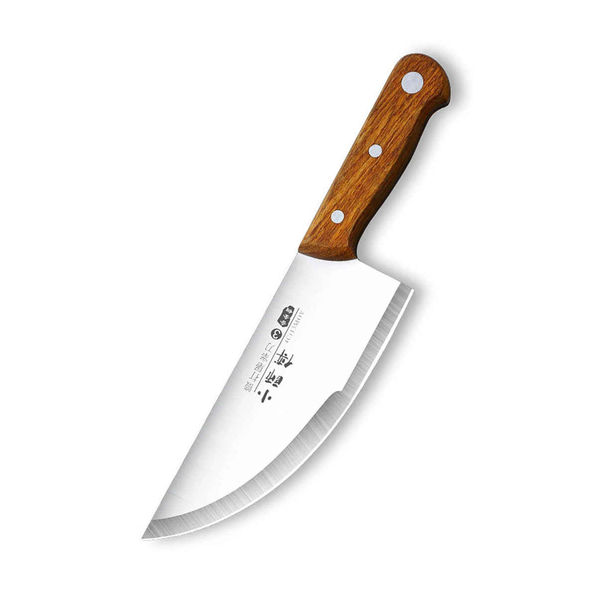 

Little Cook Kitchen Knife 12inch Japanese Steel Chef Knives Walnut Handle Handmade Cleaver Sushi Knife Kitchen Tools