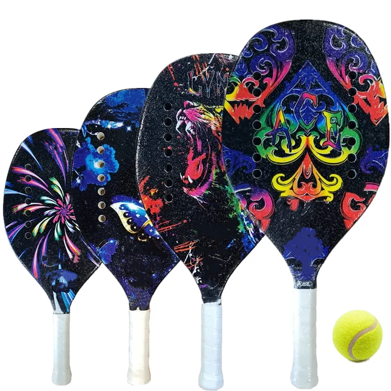 

Camewin Carbon Fiber EVA Foam Beach Racket Outdoor Sports High Quality Flat Tennis Rackets Sports Equipment Tennis Bags