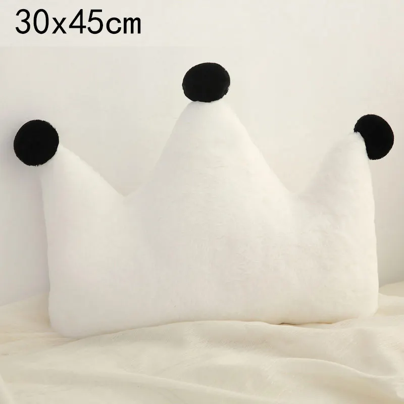 white Crown S Baby Pillow Newborn Baby Room Decoration Plush Toys Nodic Soft Nursing Pillow Breastfeeding For Boy Girl Kids Pillow Cushion - Цвет: white Crown S