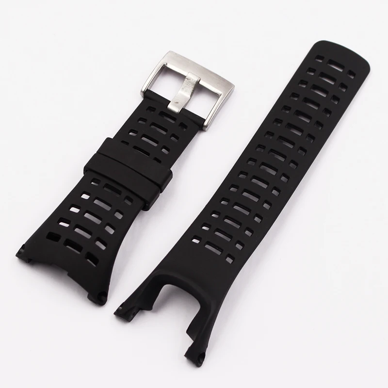 Watch Accessories Rubber Silicone Strap  For Suunto Ambit 3 Peak - Ambit 2 Buckle Rubber Watchbands Correa Men's Watch Band