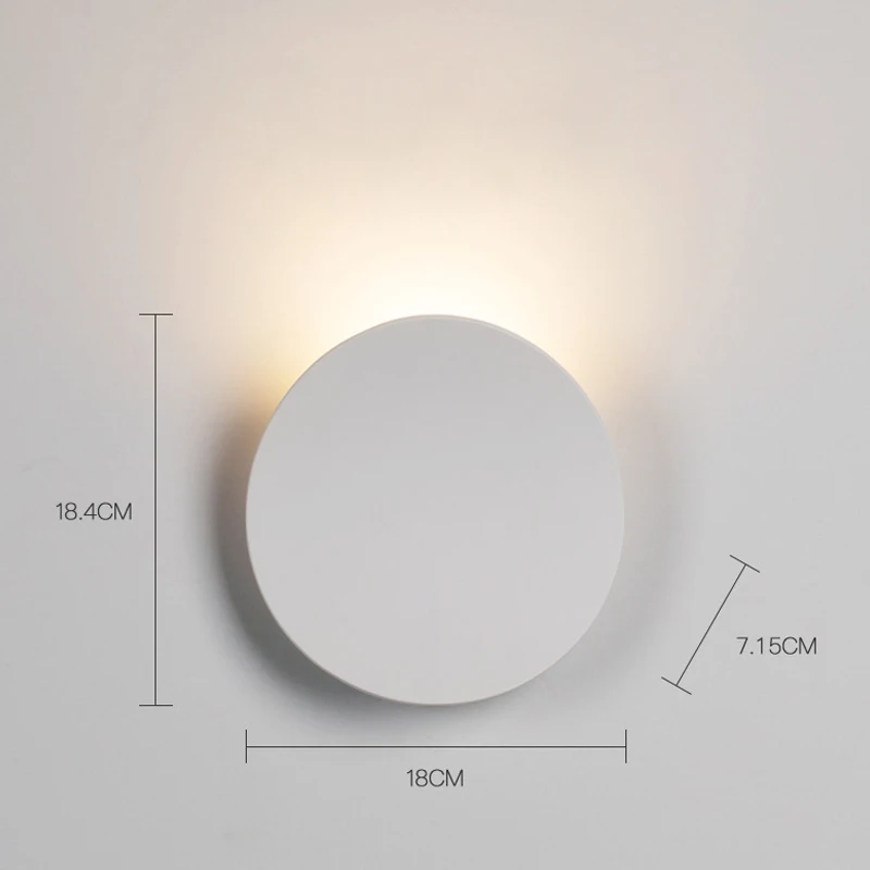 Креативный светодиодный настенный светильник в скандинавском стиле простые