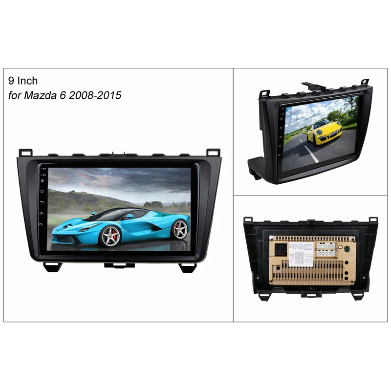 SINOSMART в России ЕС 2.5D ips 2G ram Автомобильный gps навигационный плеер для Mazda 6 2008-2012 32EQ DSP, 4G слот для sim-карты опционально