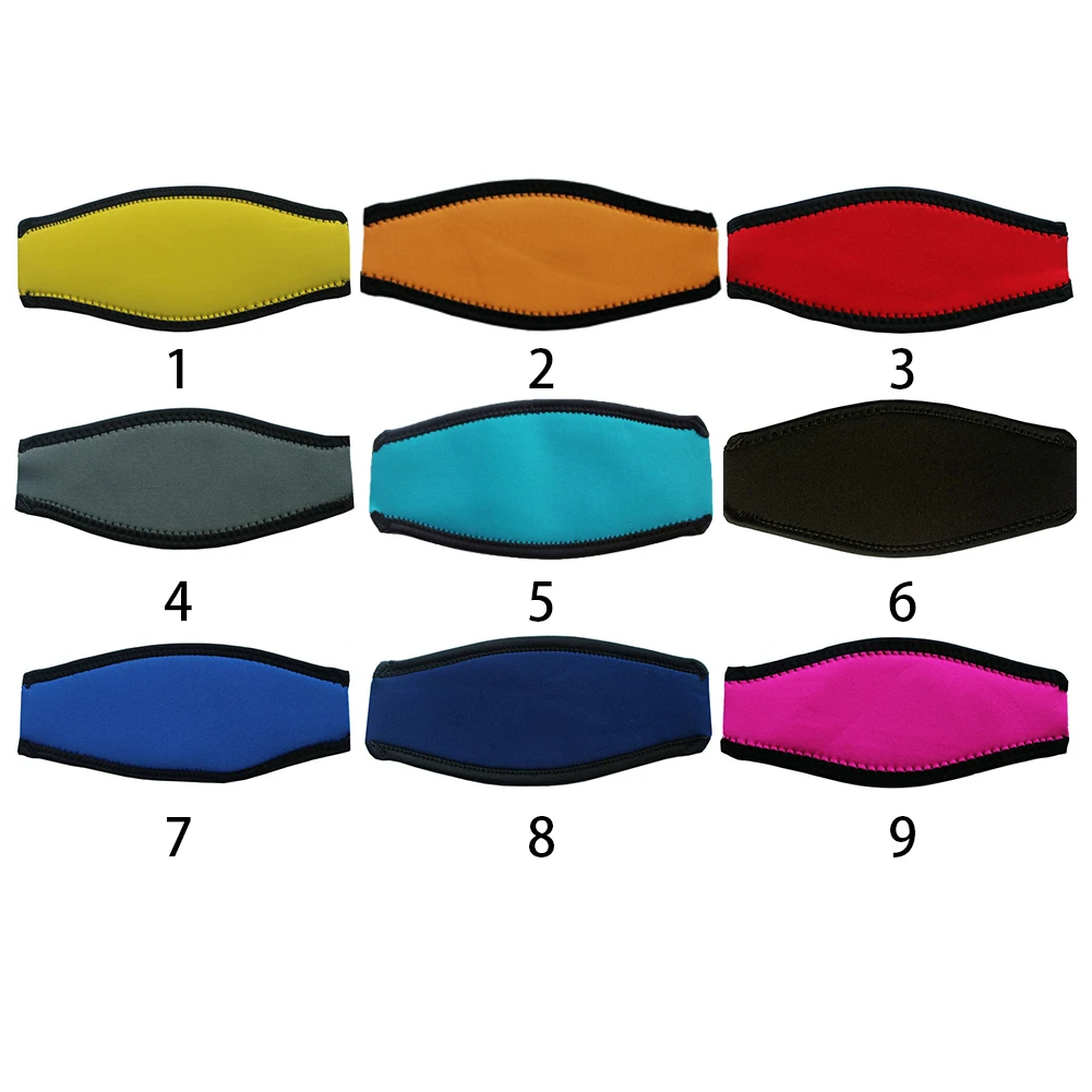 Scuba Diving Mask Head Strap Cover Padded Protect Long Hair Band Strap-Wrapper For Swimming Added Comfort Equipment | Спорт и