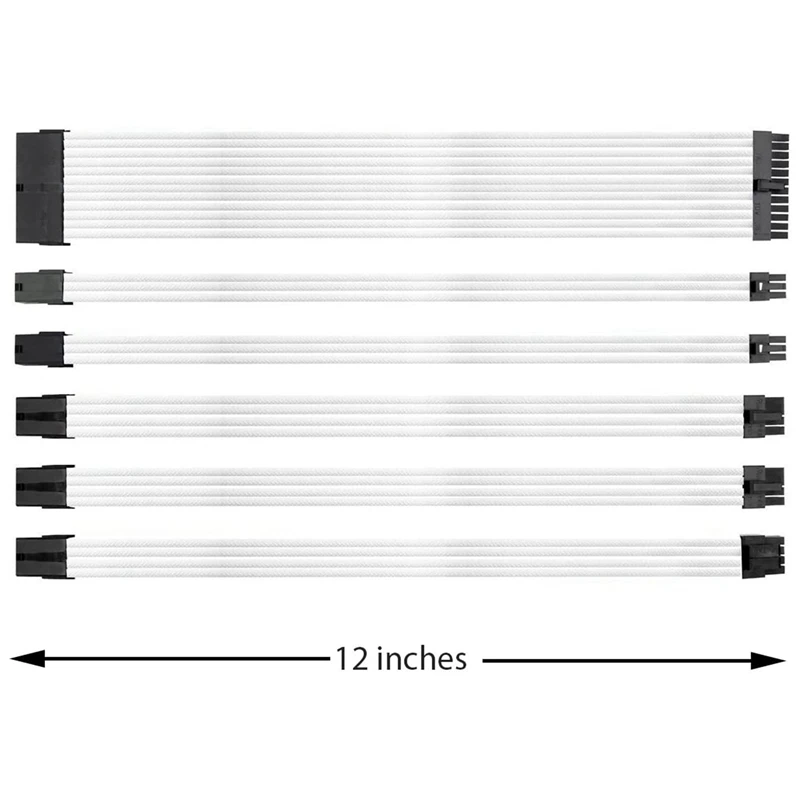 Оплетка ATX с рукавами кабель удлинитель комплект для источника питания Кабельный