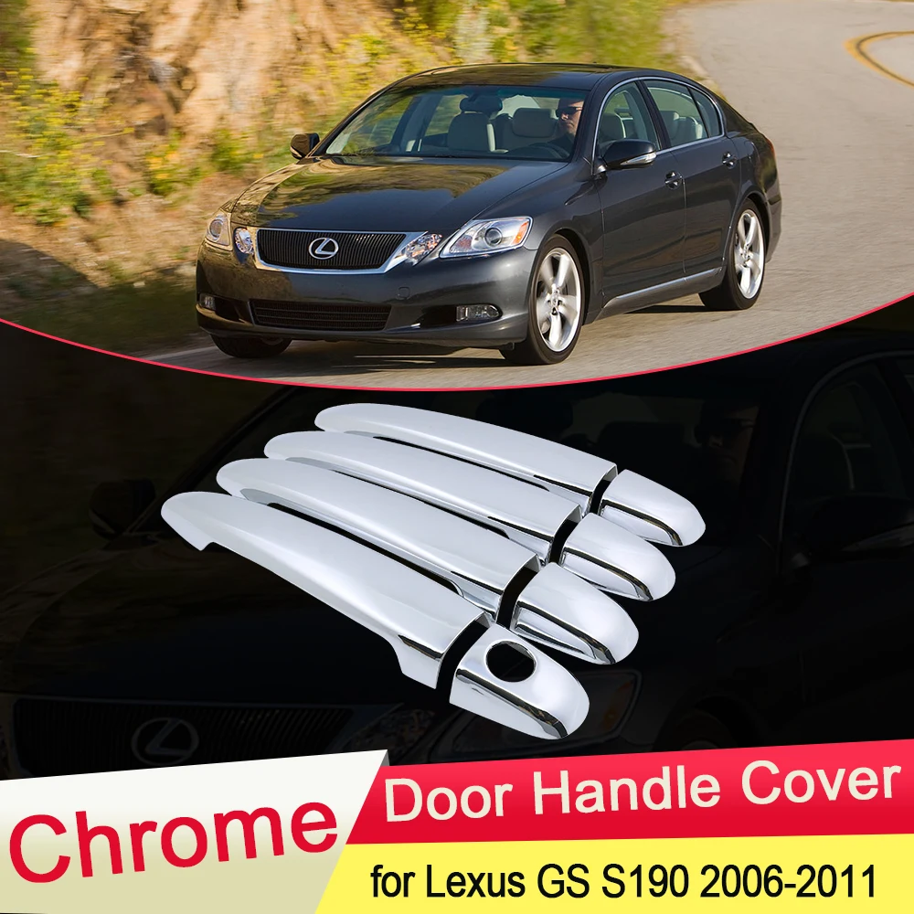 Для Lexus GS S190 2006 2007 2008 2009 2010 2011 Luxuriou хромированная крышка для дверных ручек набор