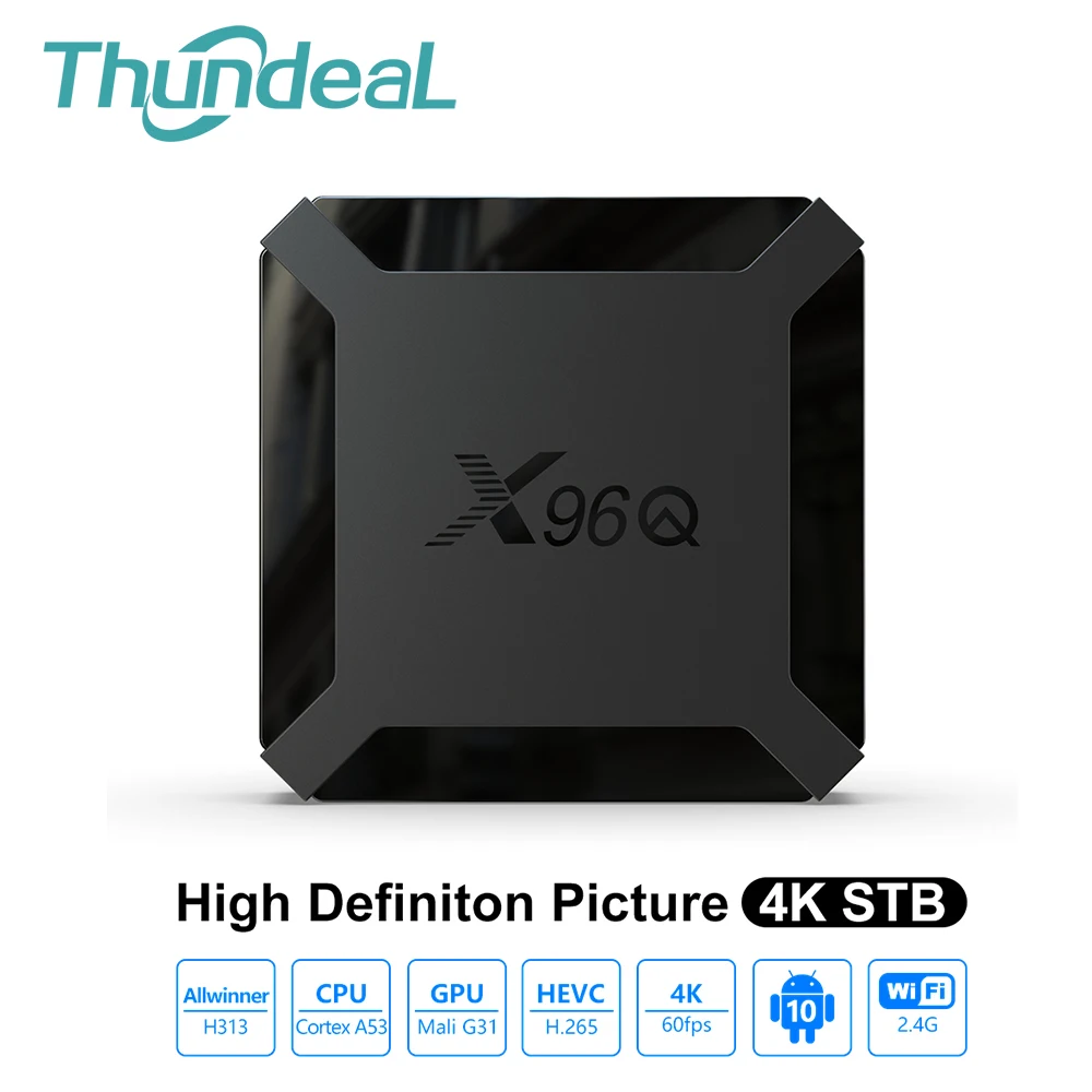 ThundeaL X96Q Смарт ТВ коробка Android 10 0 Allwinner H313 4 ядра 2 Гб оперативной памяти 16